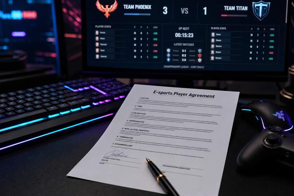 Contratos de Games e E-sports: Como os contratos para criadores de conteúdo estão profissionalizando o mercado 1 Contratos de Games e E-sports